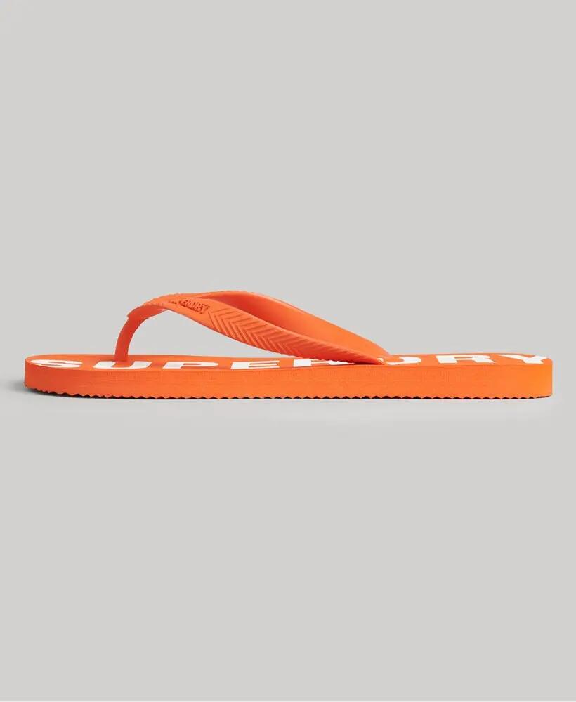 superdry Code Core Sport Teenslippers Rubber Orange/Optic 2/4