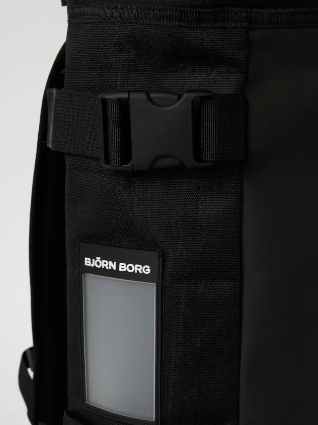 bjorn_borg TRAVEL BACKPACK M in poliestere riciclato - BLACK BEAUTY 4/5