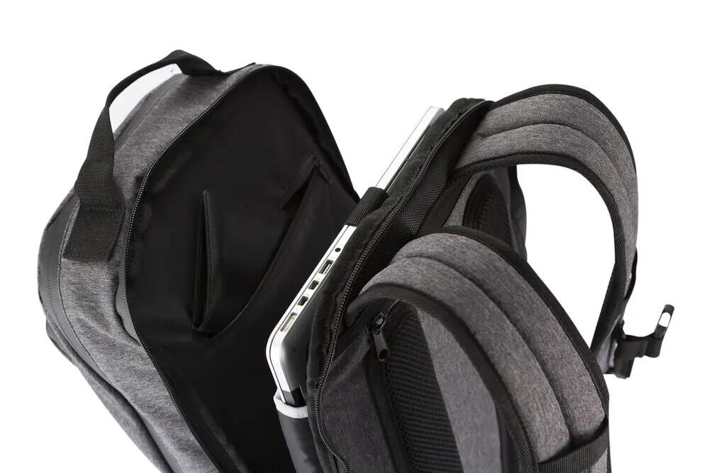 clique City Backpack sac à dos anthracite Melange - robuste organisation 5/7