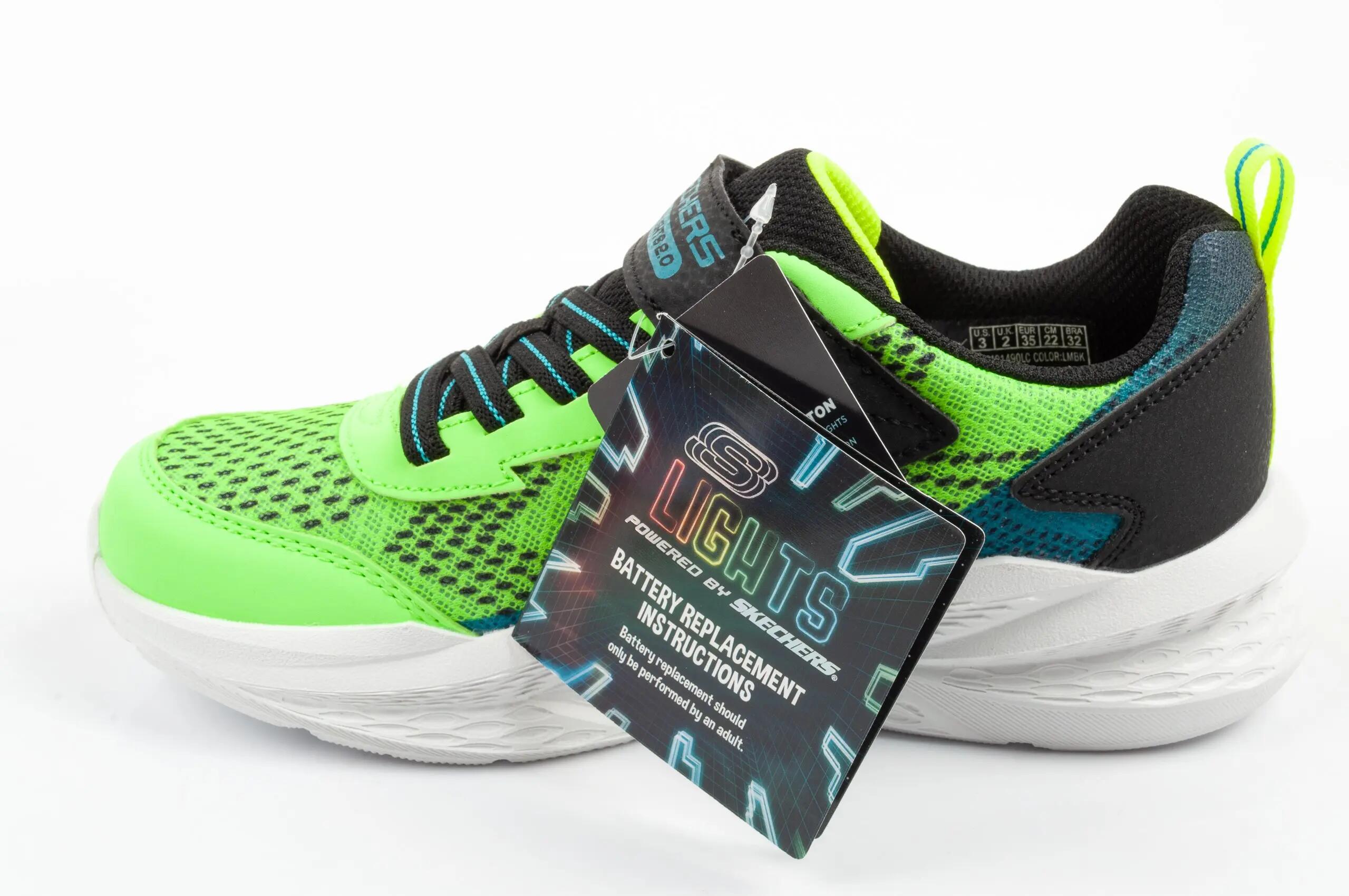 Buty sportowe dziecięce Skechers Meteor-Lights LED 2/9
