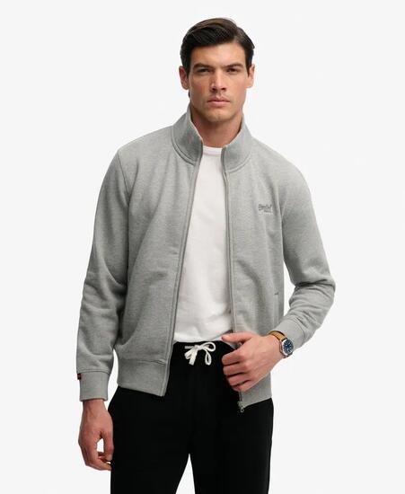 superdry Essential Logo Track Top – lockere Trainingsjacke aus recyceltem