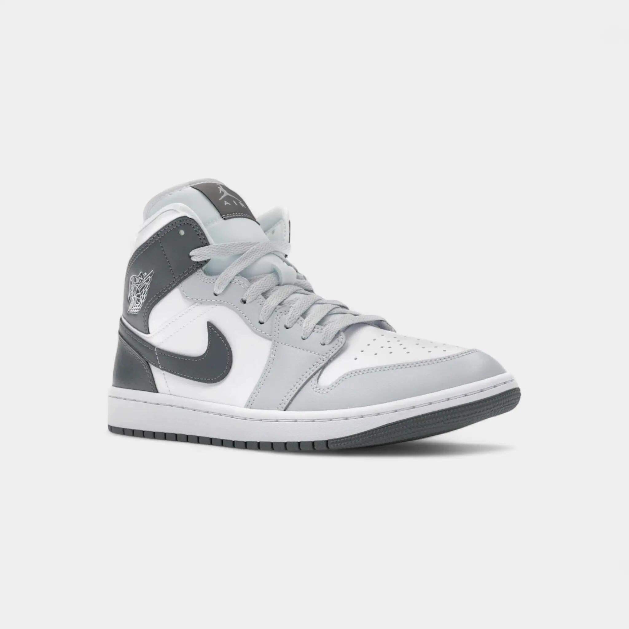 Jordan 1 Mid White Smoke Grey (Women's) 2/5