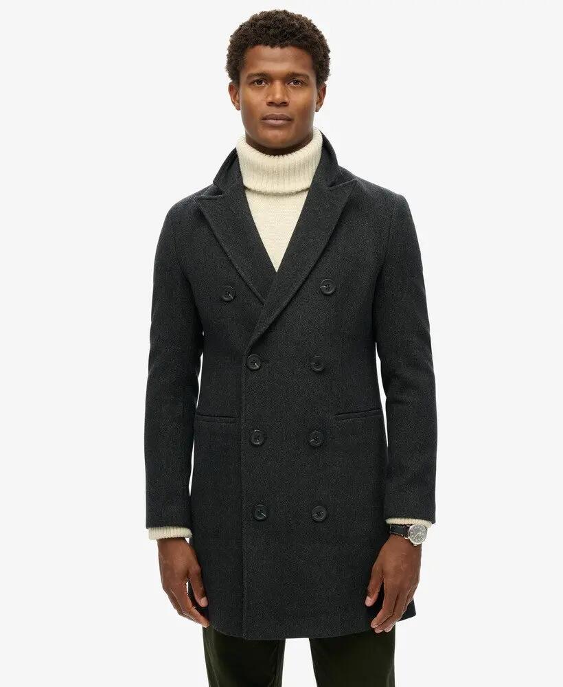 superdry Casaco The Merchant Store Town Coat – Mistura de lã 5/7