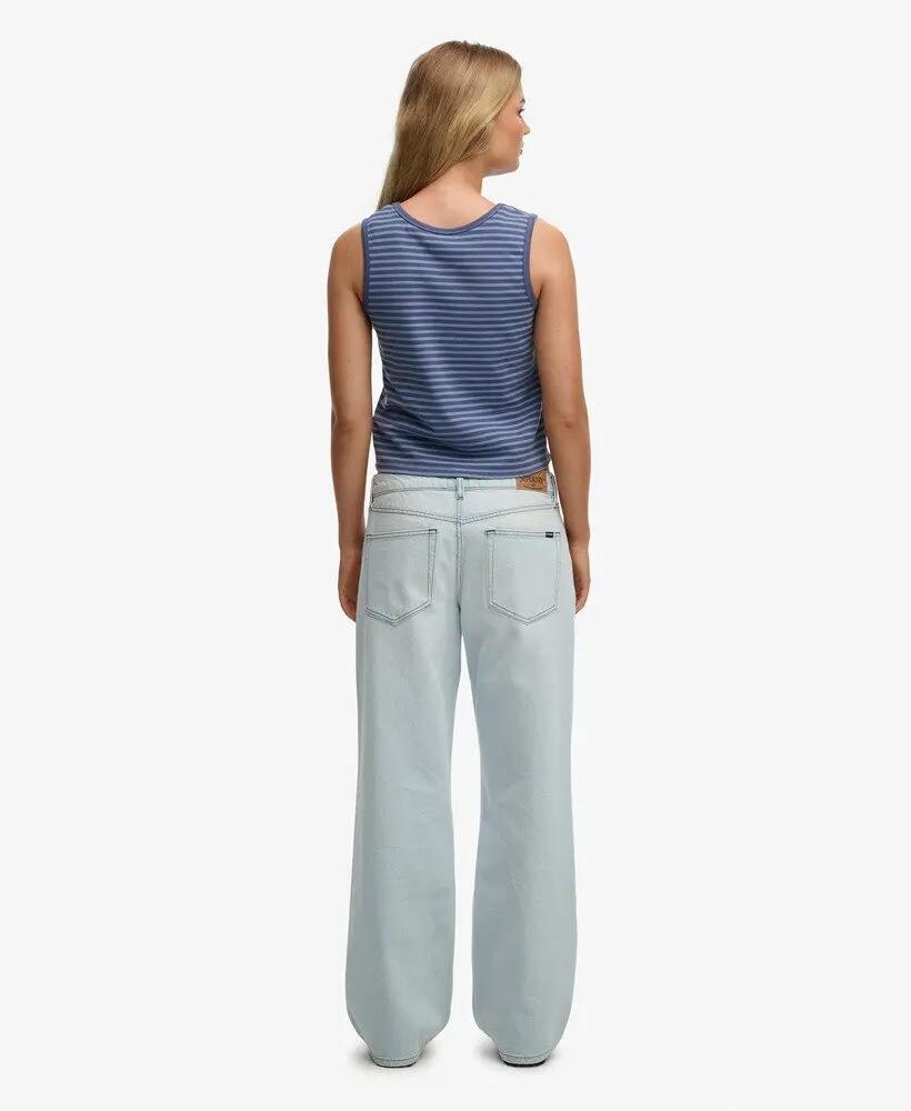superdry Jeans Wide Leg taille mi-haute en coton biologique 6/7