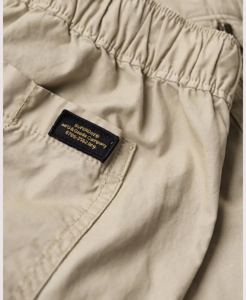 superdry Calças cargo cintura baixa perna larga em algodão 4/5
