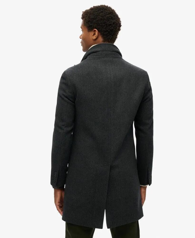 superdry Casaco The Merchant Store Town Coat – Mistura de lã 4/7