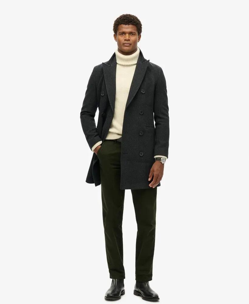 superdry Casaco The Merchant Store Town Coat – Mistura de lã 2/7