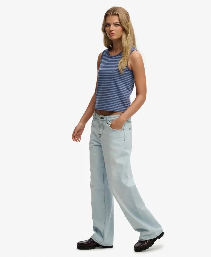 superdry Jeans Wide Leg taille mi-haute en coton biologique 3/7