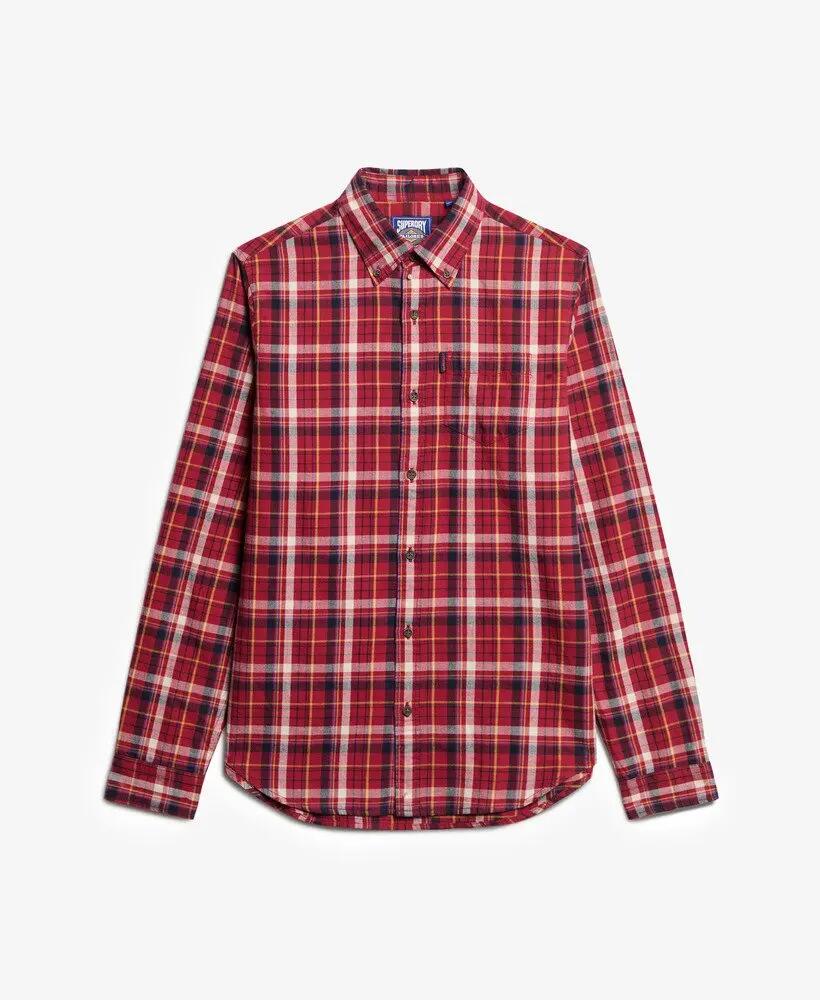 superdry Camicia Vintage a Quadri in Cotone Biologico 7/7