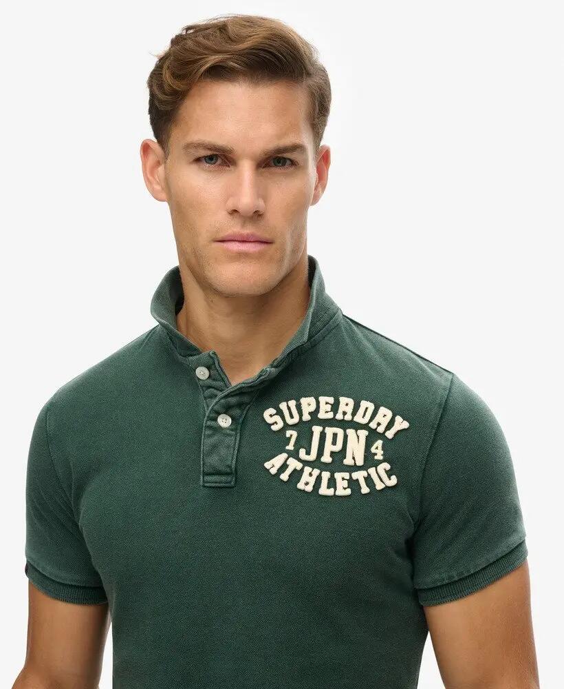 superdry Polo Vintage Athletic em algodão 3/6
