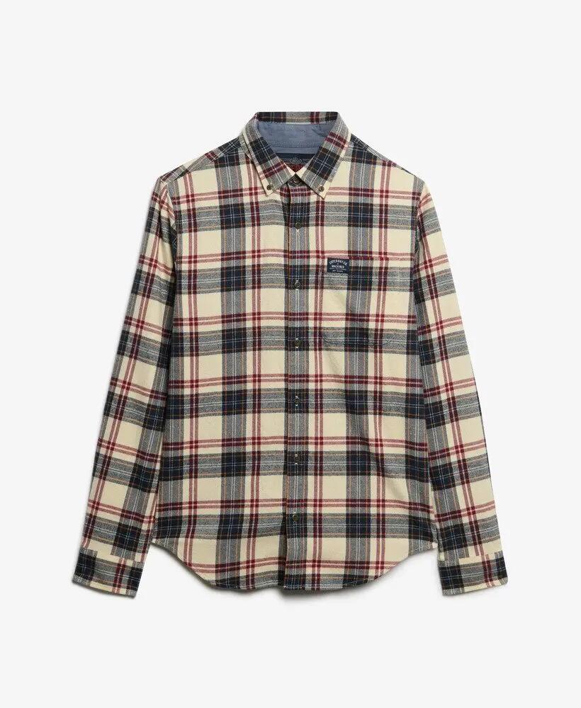 superdry Langarm Lumberjack-Hemd aus Bio-Baumwolle Peyton Check White 7/7