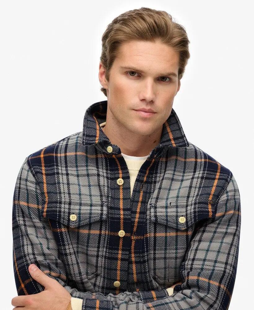 superdry The Merchant Store Koszula Heavy Checked – 100% Bawełna Organic 4/5