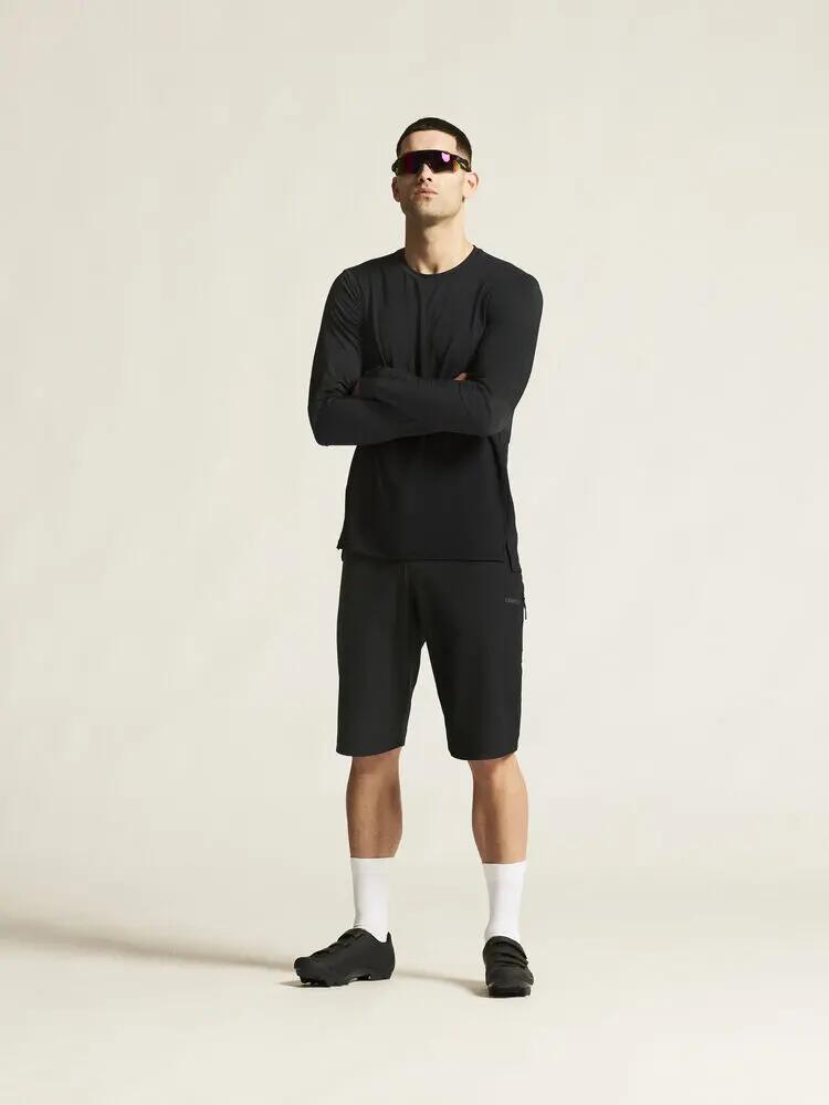 craft Everyday XT Lange mouw jersey M – Loose fit, Zwart 4/7