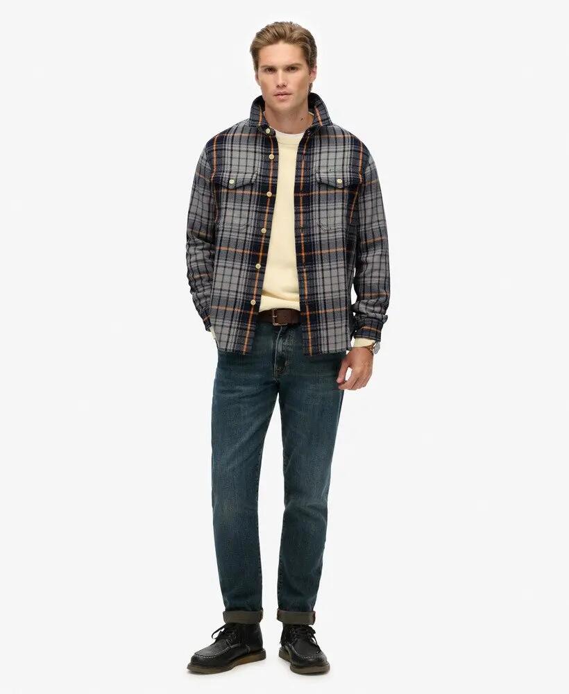 superdry The Merchant Store Koszula Heavy Checked – 100% Bawełna Organic 3/5