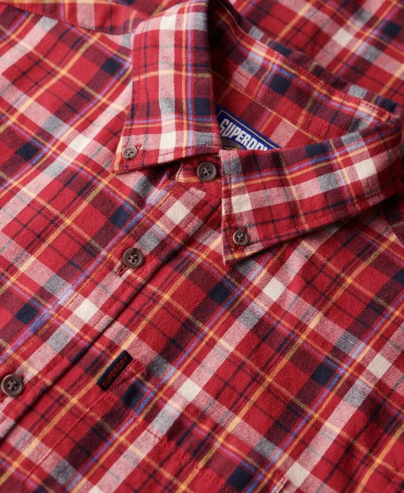 superdry Camicia Vintage a Quadri in Cotone Biologico 5/7