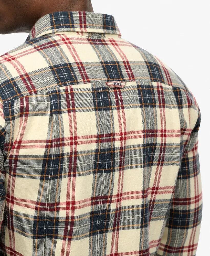 superdry Langarm Lumberjack-Hemd aus Bio-Baumwolle Peyton Check White 5/7