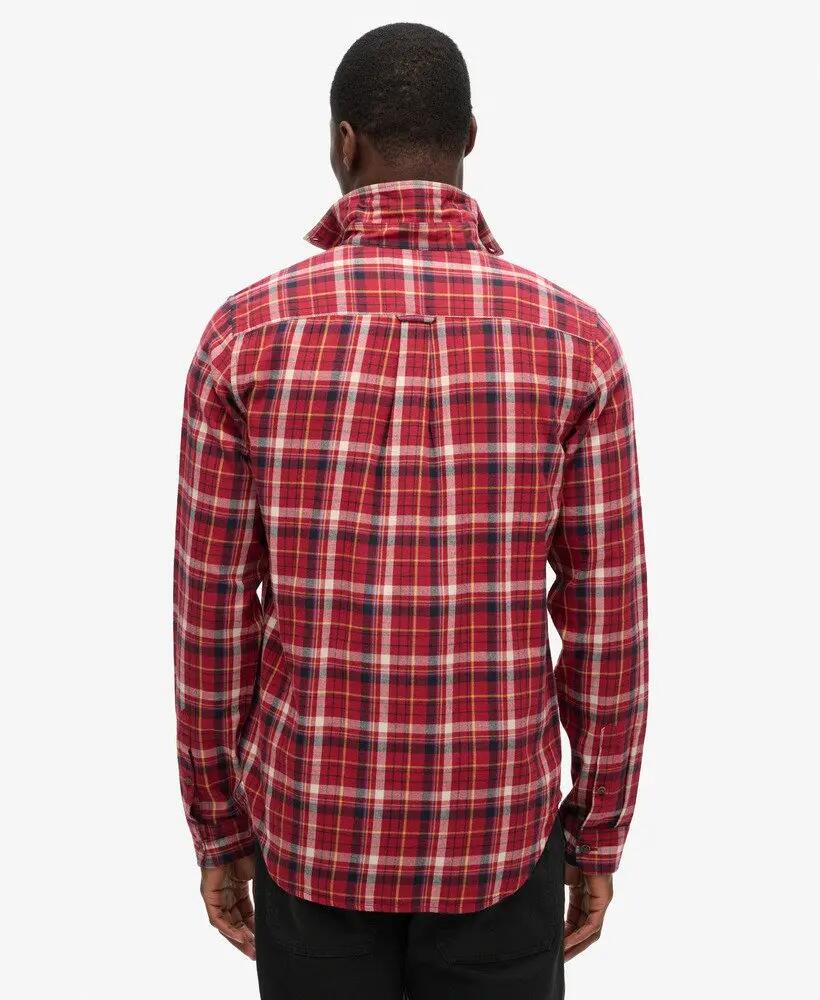 superdry Camicia Vintage a Quadri in Cotone Biologico 4/7