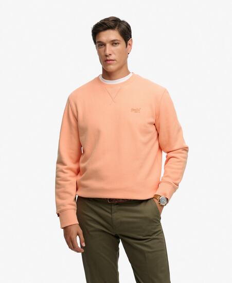 superdry Essential Logo Crew Sweatshirt – locker sitzender Sweat mit Logo –
