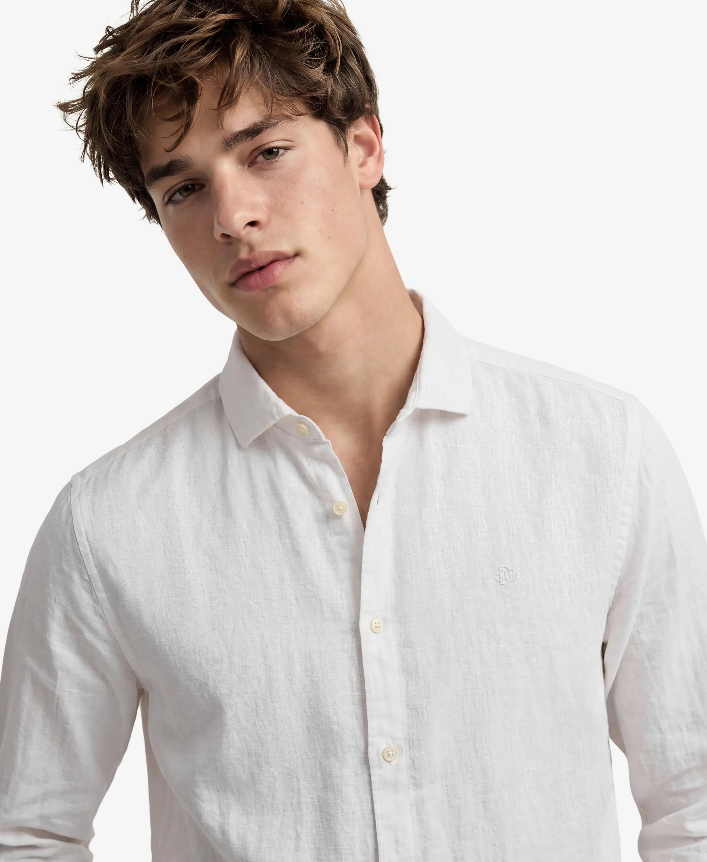 superdry Camicia Riviera maniche lunghe in lino – Vestibilità relaxed 3/5