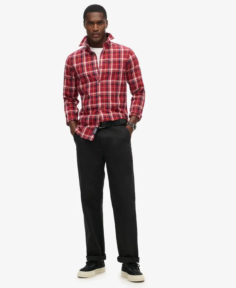 superdry Camicia Vintage a Quadri in Cotone Biologico 2/7