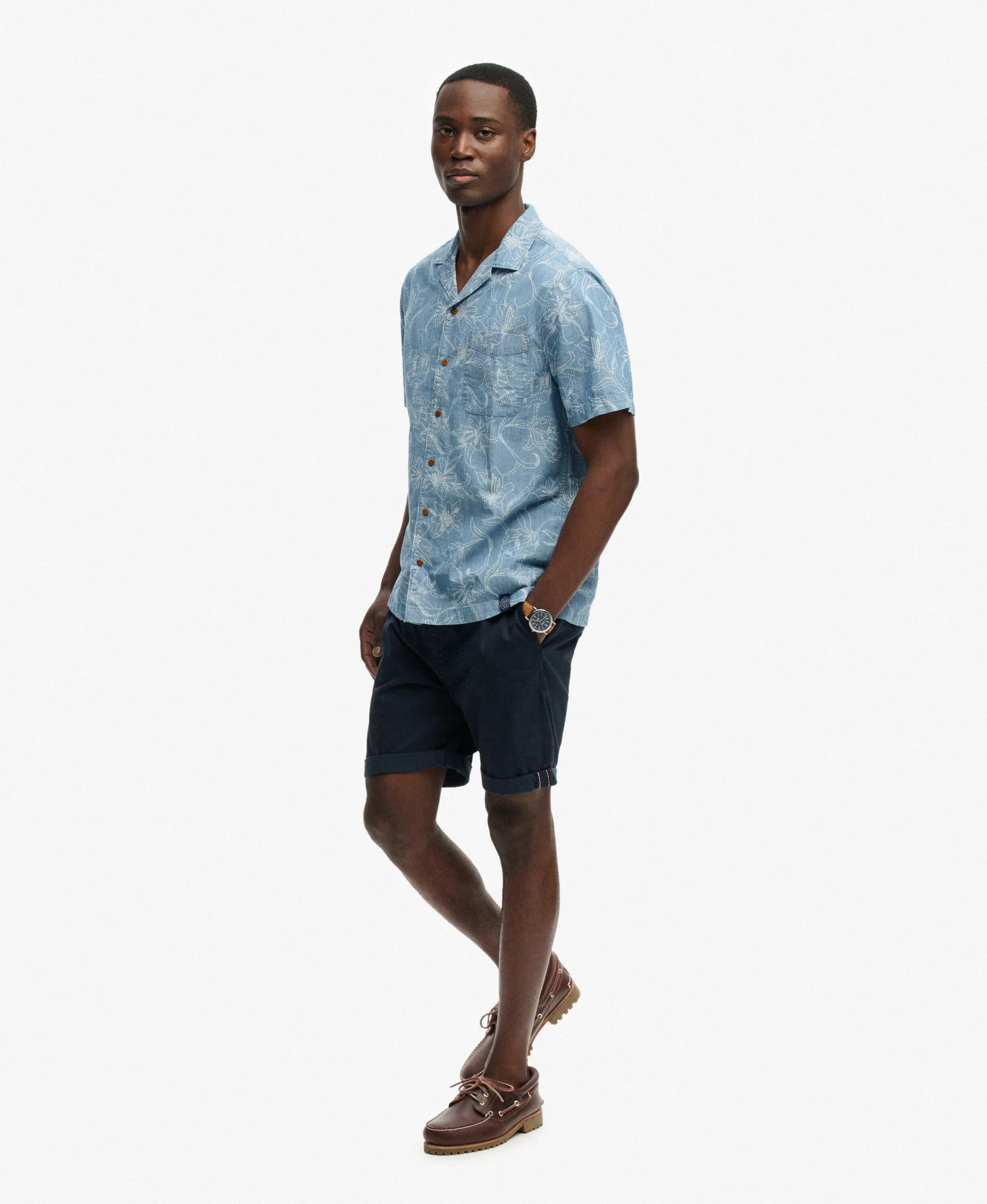 superdry Vintage Loom Cabana korte mouwen overhemd van katoen 4/5