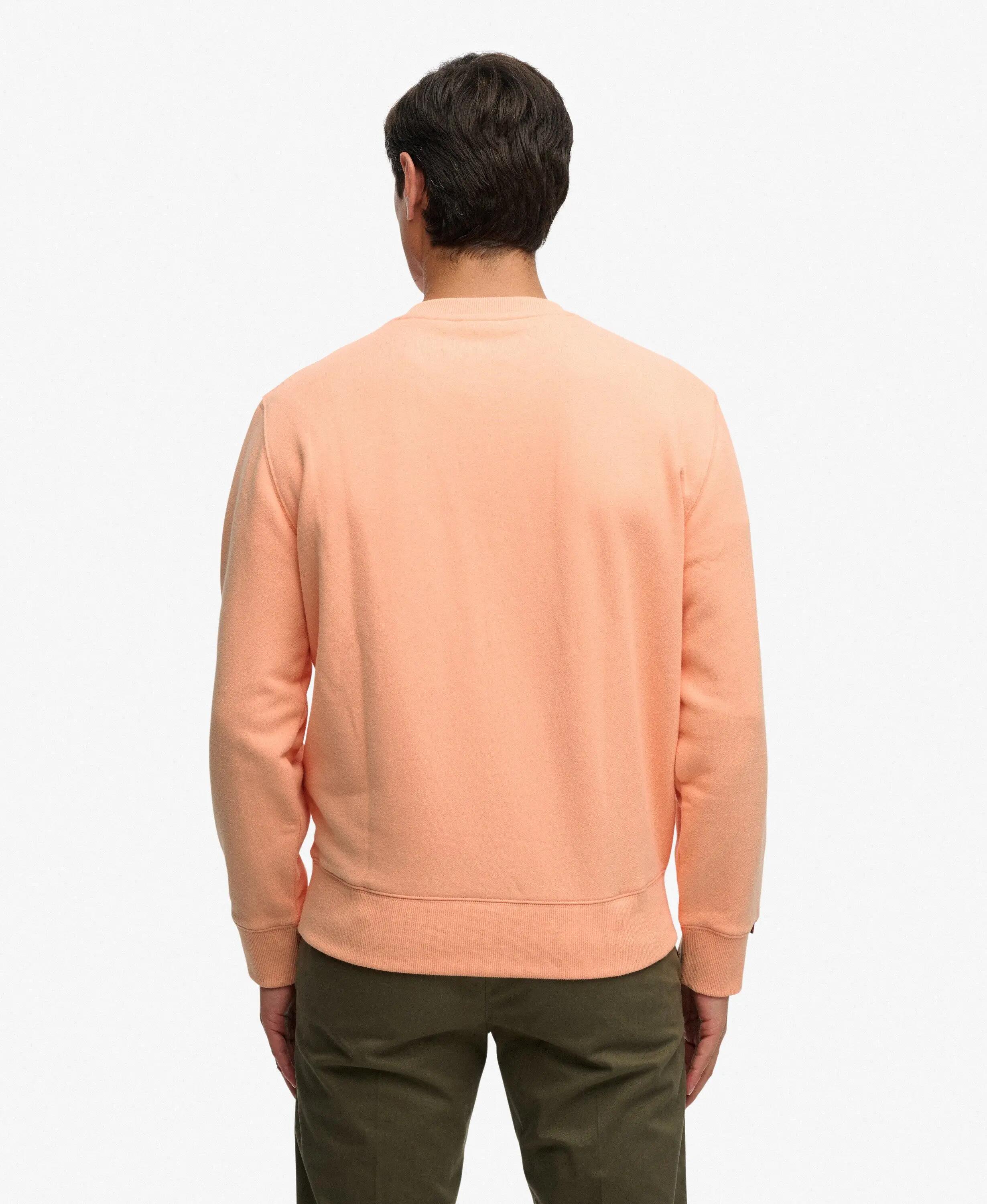superdry Felpa Essential Logo Crew in cotone e poliestere riciclato 5/5
