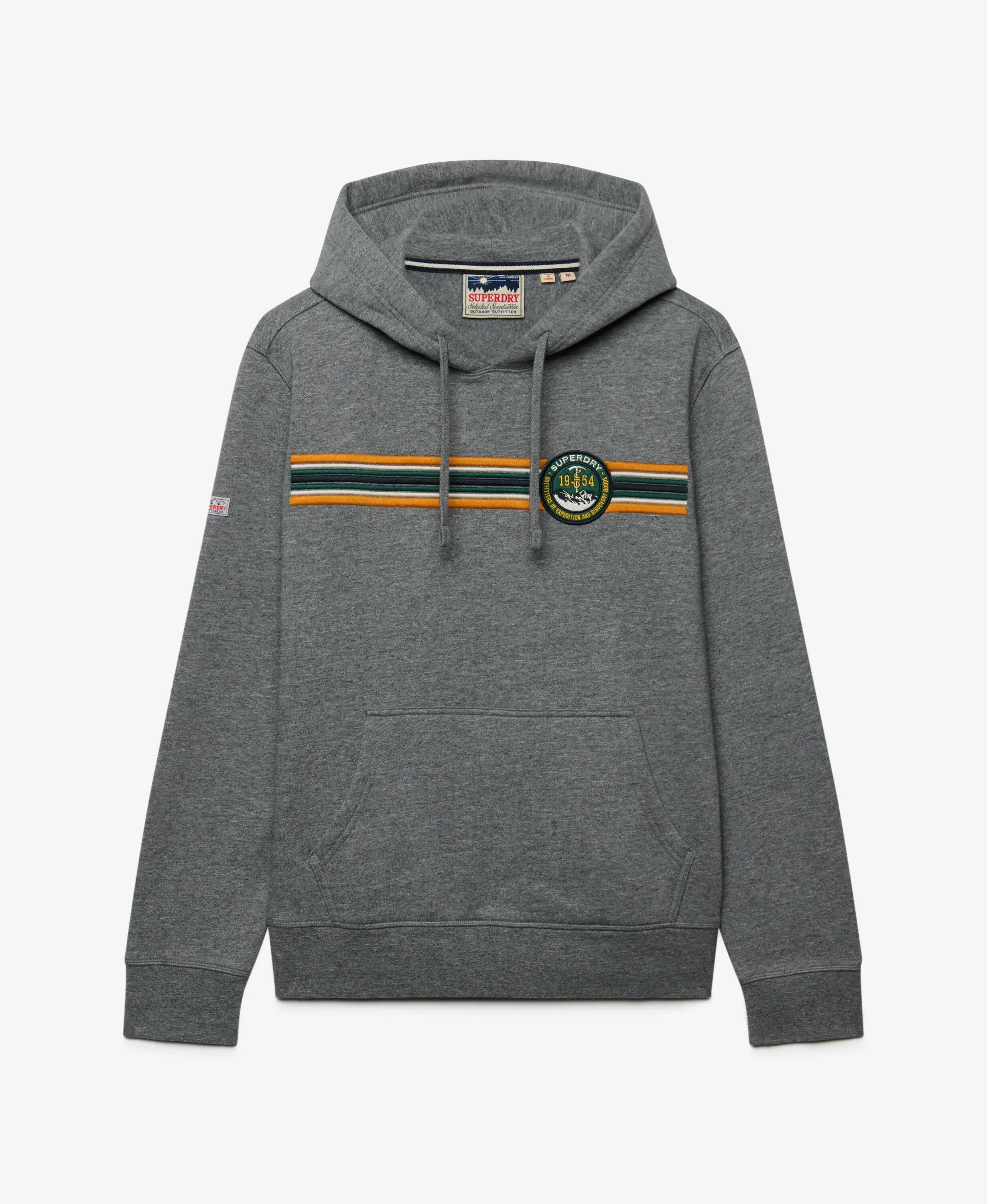 superdry Bluza z kapturem Outdoors Stripe Logo z bawełną i poliestrem 7/7