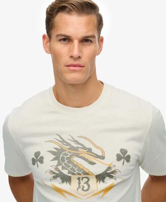 Superdry campaign souvenir loose t-shirt – losse pasvorm, katoen