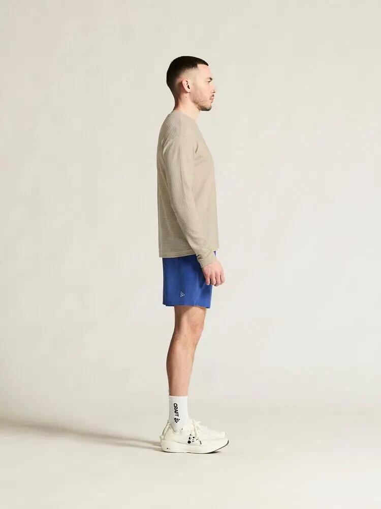 craft Wool Waffle RN M — T-shirt gola redonda em lyocell e lã 5/7
