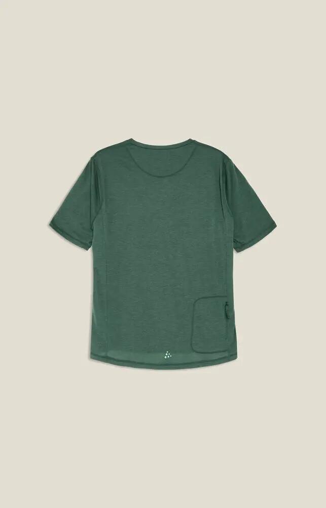 craft Everyday Wool SS Tee M – Atlantic Melange, lã merino 6/7