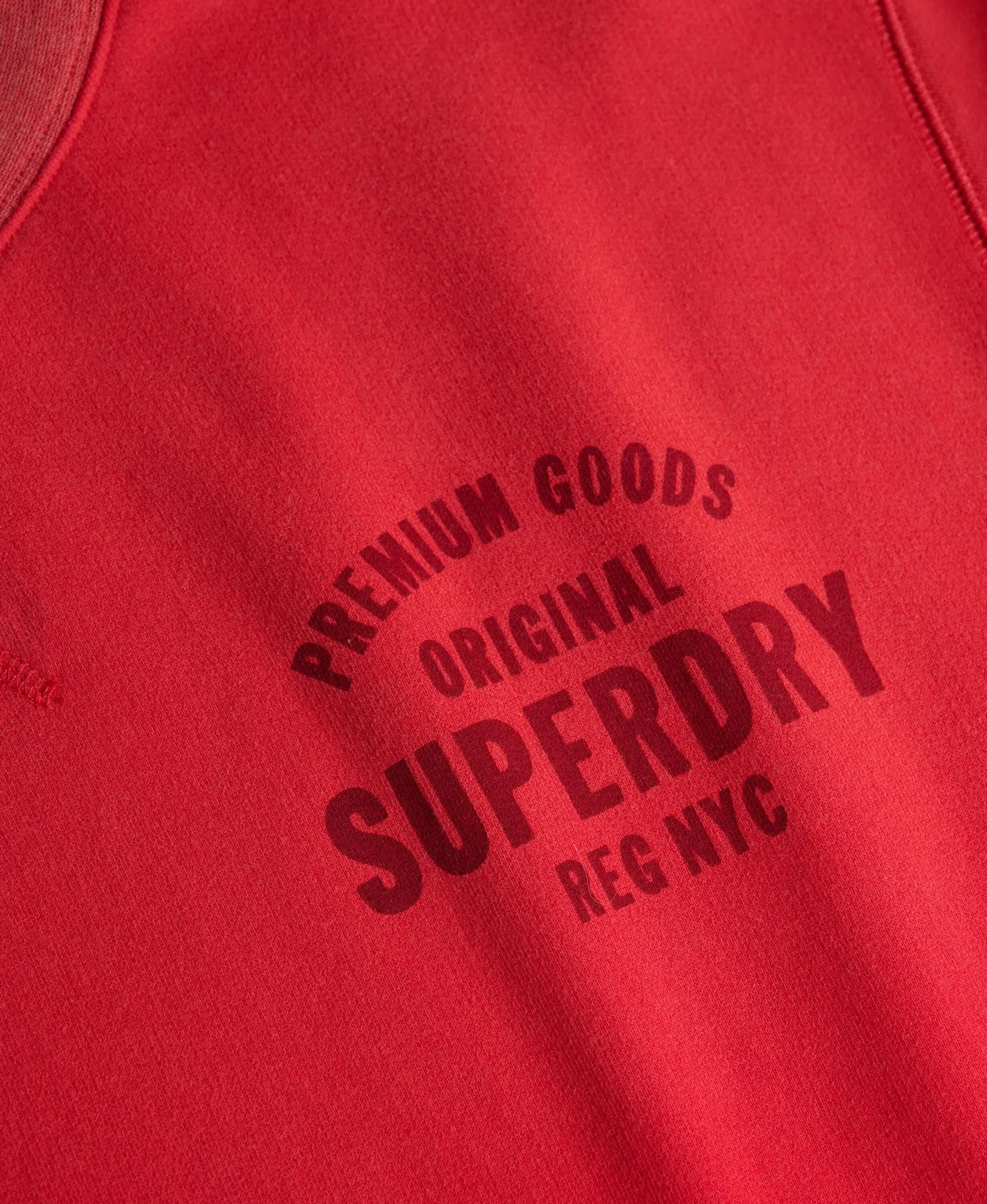 superdry Sweatshirt Block Text com decote redondo – corte loose 6/7