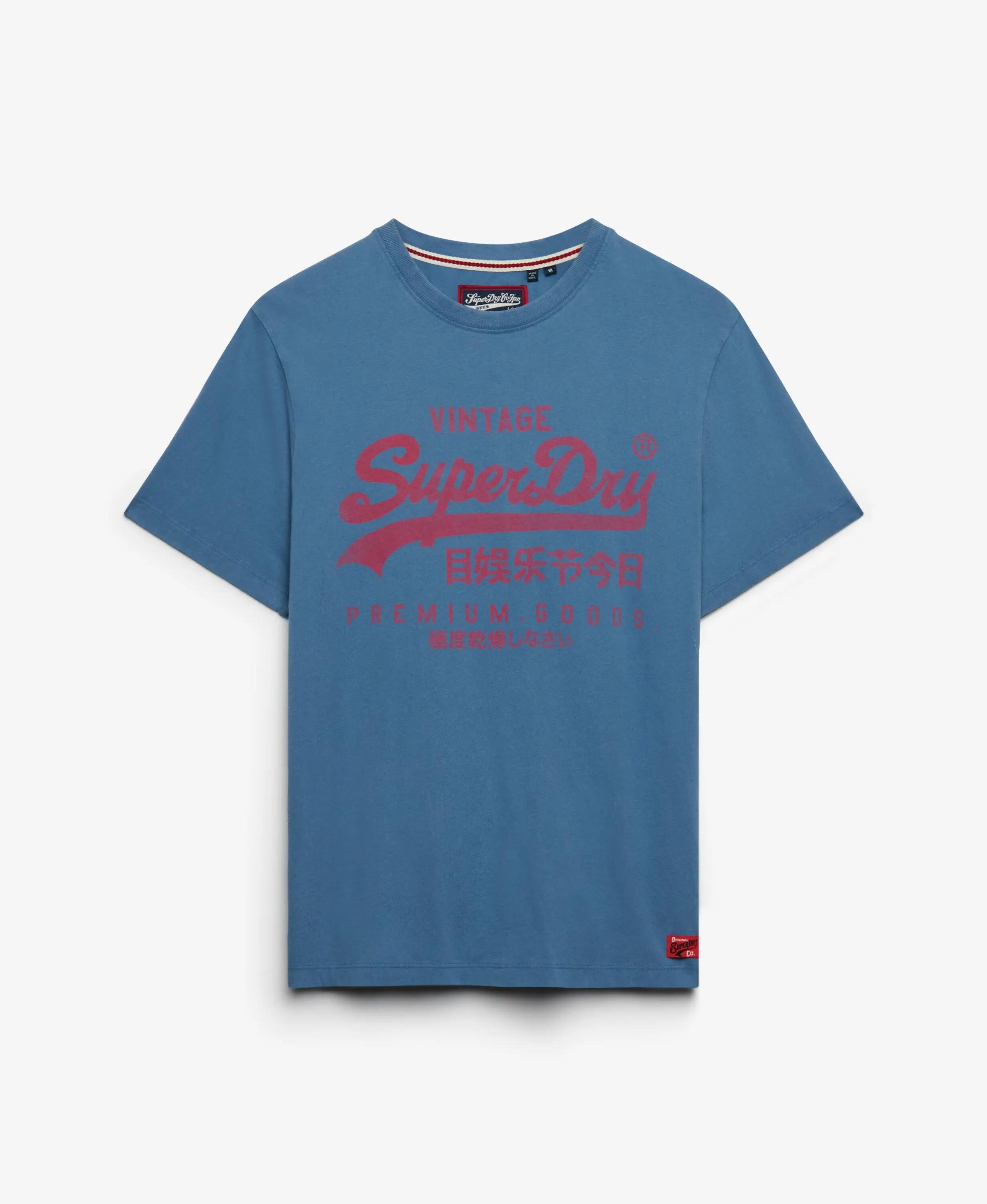 superdry T‑shirt Vintage Logo Classic in cotone biologico 7/7