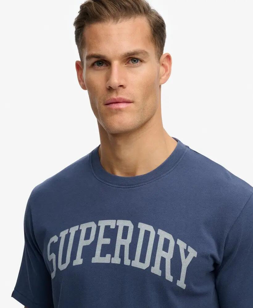 superdry T-shirt Athletic Essentials 100% algodão biológico corte loose – 4/5