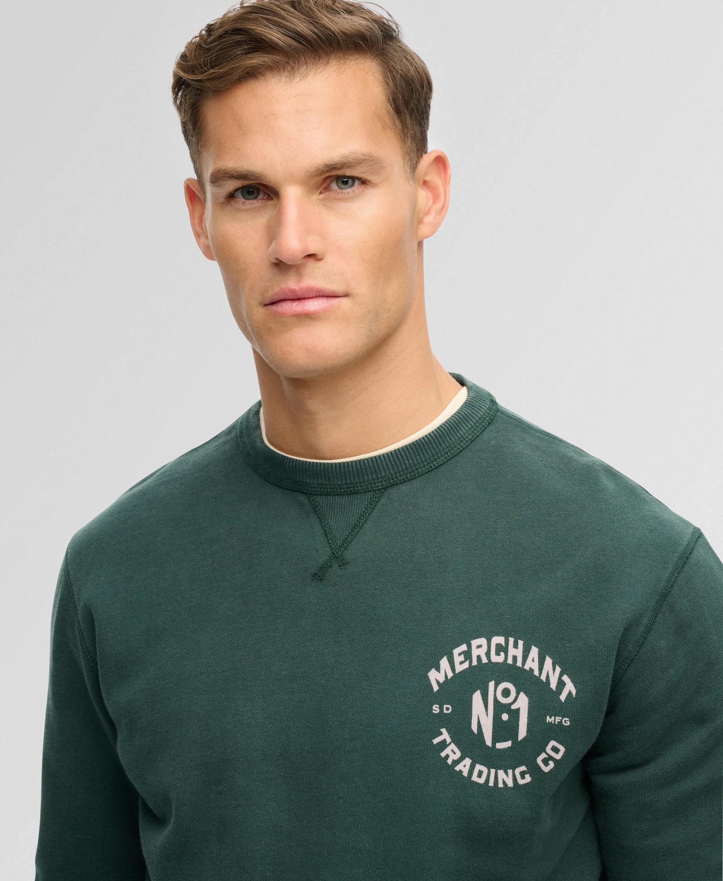 superdry Sweatshirt gráfica The Merchant Store em algodão orgânico 4/5