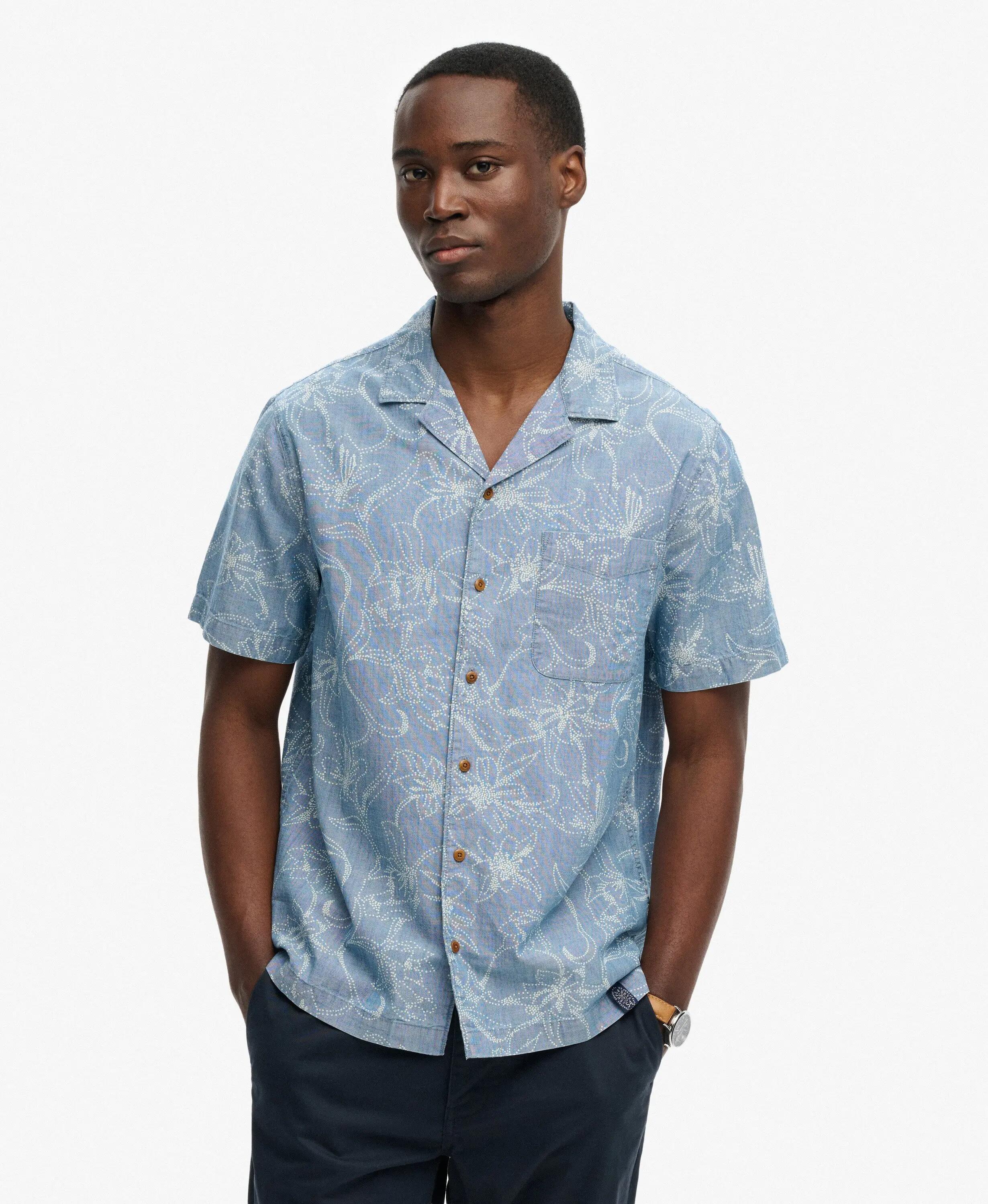superdry Vintage Loom Cabana korte mouwen overhemd van katoen 2/5