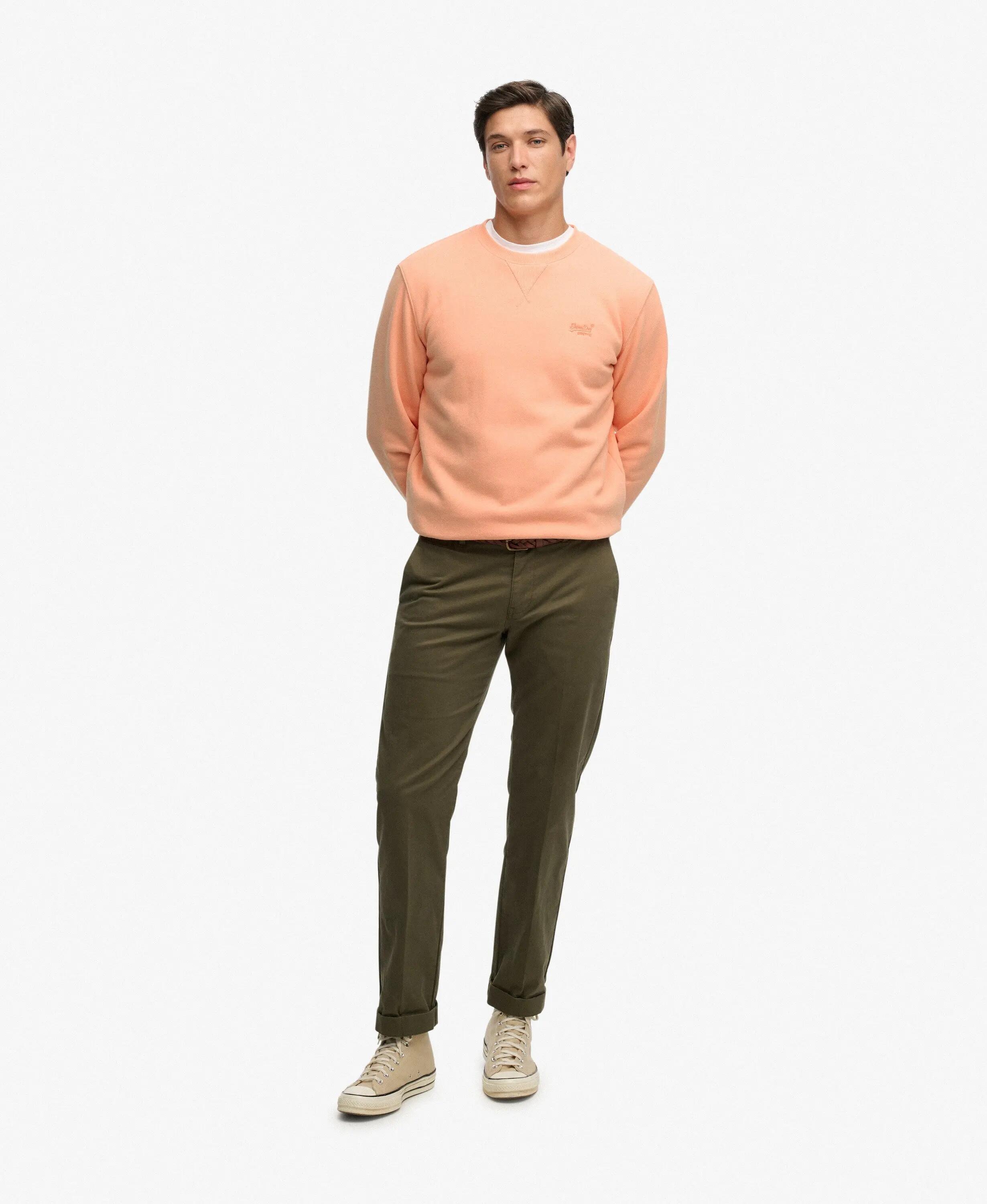 superdry Felpa Essential Logo Crew in cotone e poliestere riciclato 3/5