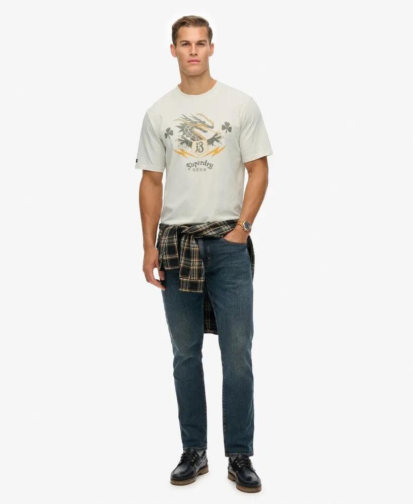 superdry T-Shirt Campaign Souvenir Loose – fit loose, 100% cotone 4/5