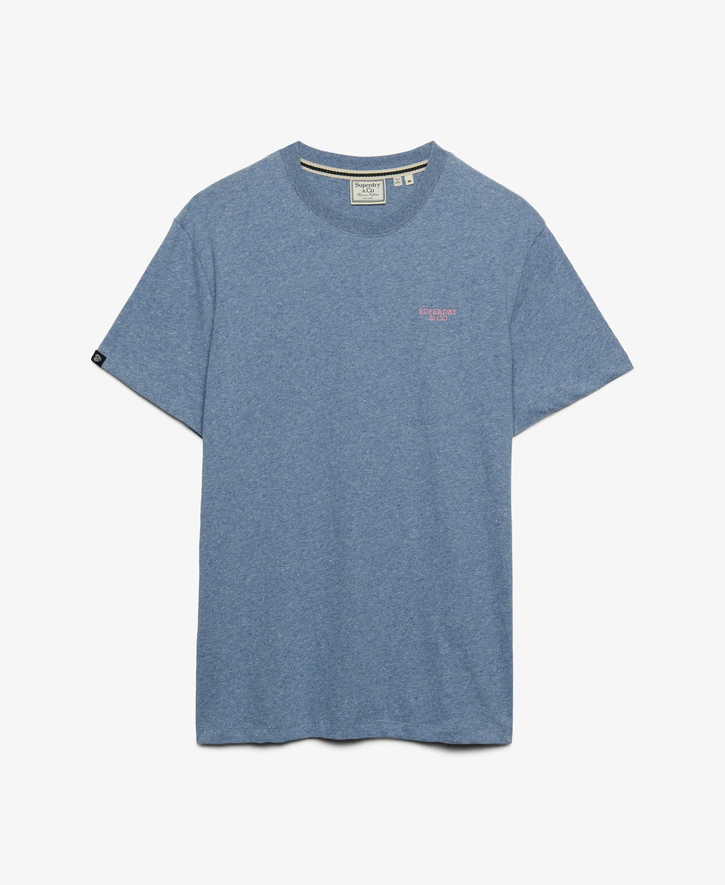 superdry T-shirt Essential Stacked Logo brodé en coton bio 6/6