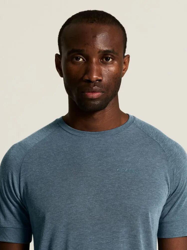 craft Wool SS Tee M – T-shirt manica corta in jersey di poliestere riciclato e 7/7