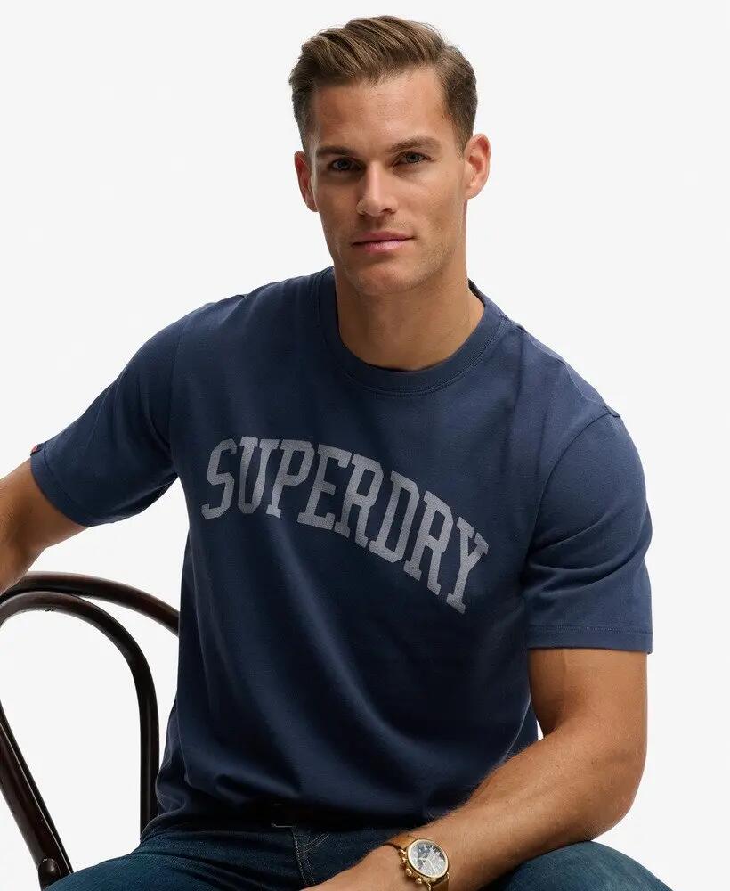 superdry T-shirt Athletic Essentials 100% algodão biológico corte loose – 2/5