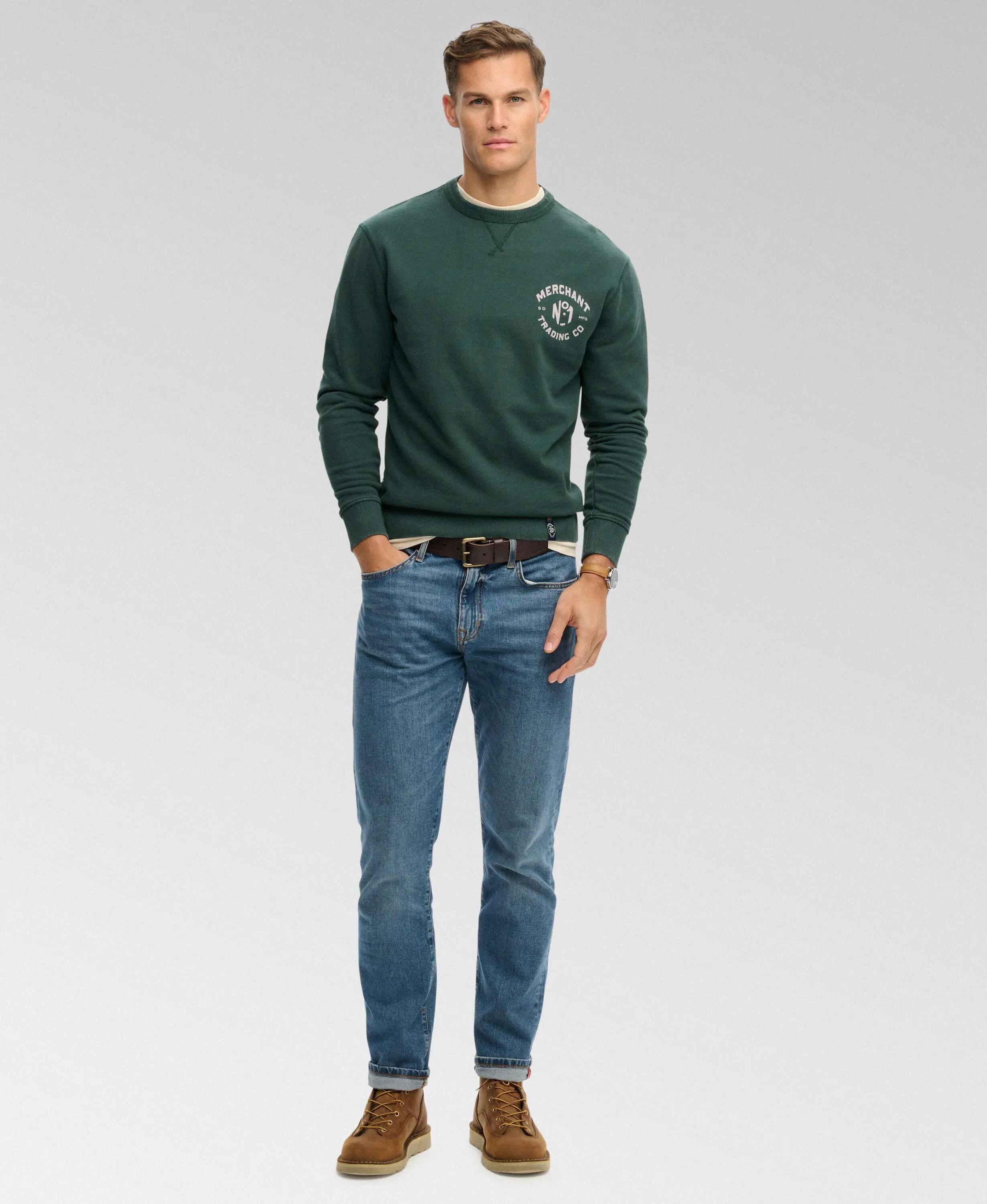 superdry Sweatshirt gráfica The Merchant Store em algodão orgânico 3/5