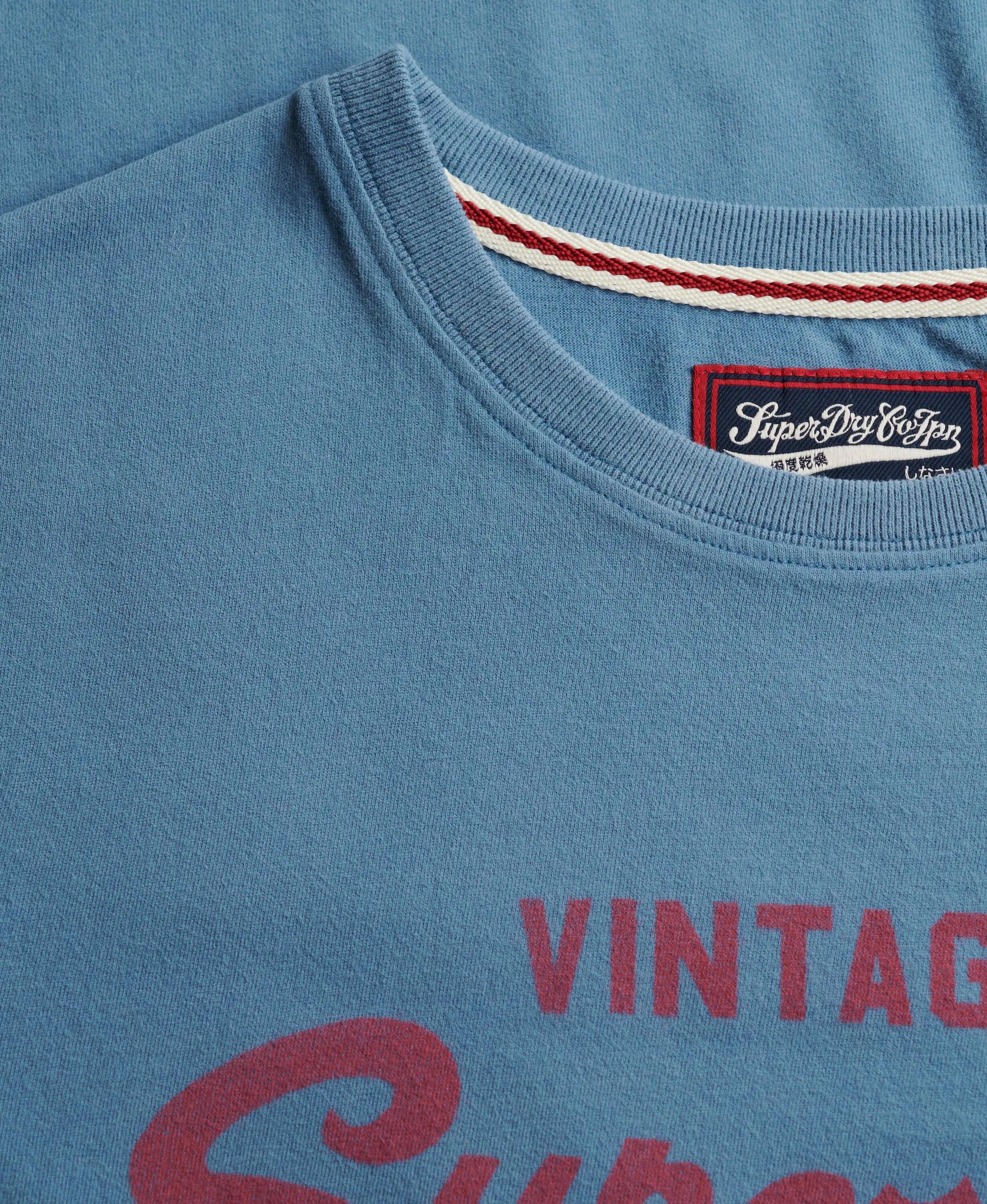 superdry T‑shirt Vintage Logo Classic in cotone biologico 6/7