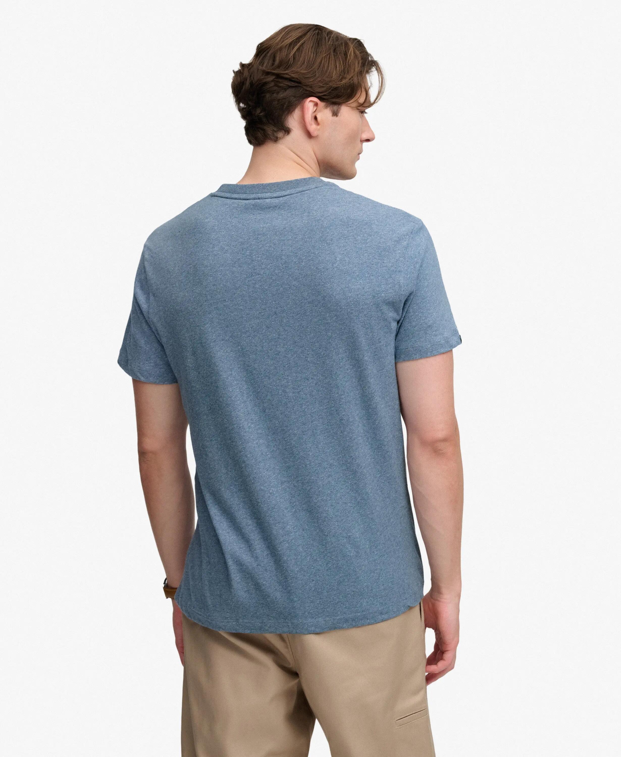 superdry T-shirt Essential Stacked Logo brodé en coton bio 5/6