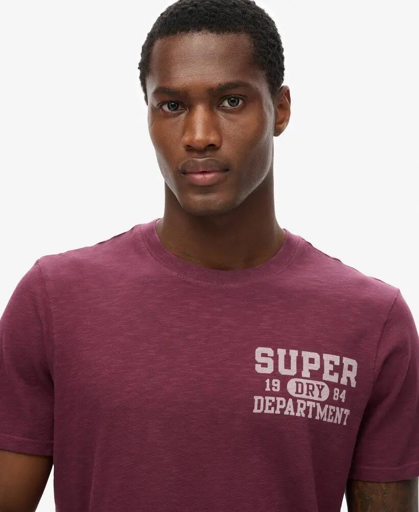 superdry T‑shirt Athletic College grafica in 100% cotone — vestibilità relaxed 3/6