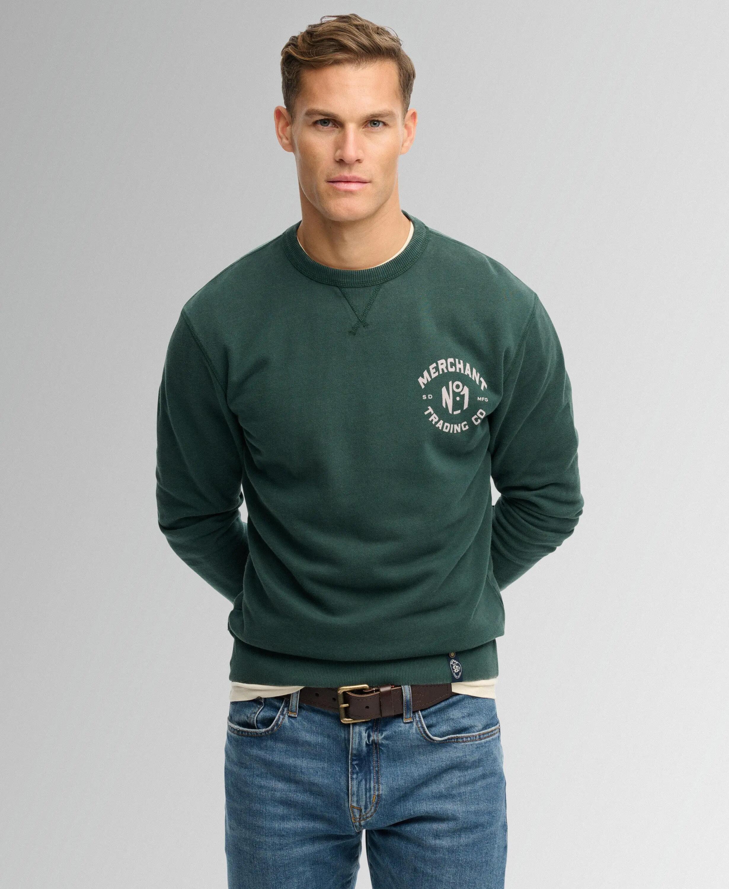superdry Sweatshirt gráfica The Merchant Store em algodão orgânico 2/5