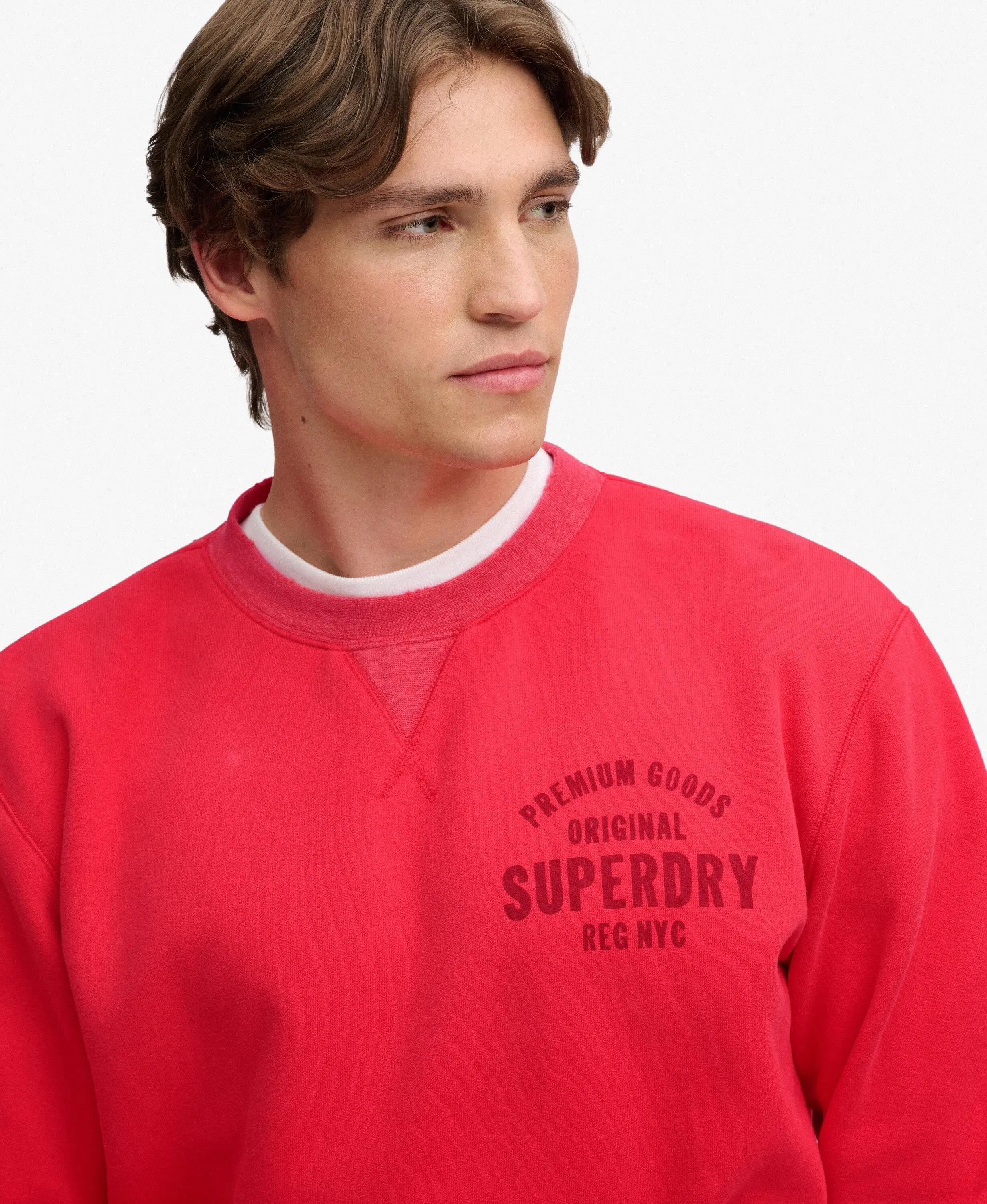 superdry Sweatshirt Block Text com decote redondo – corte loose 4/7