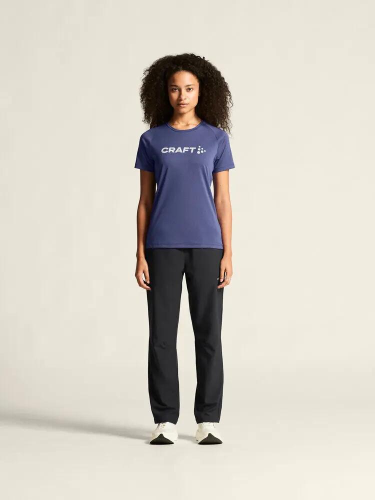 craft CORE Essence Logo Tee W – Trainingsshirt aus recyceltem Polyester 3/7