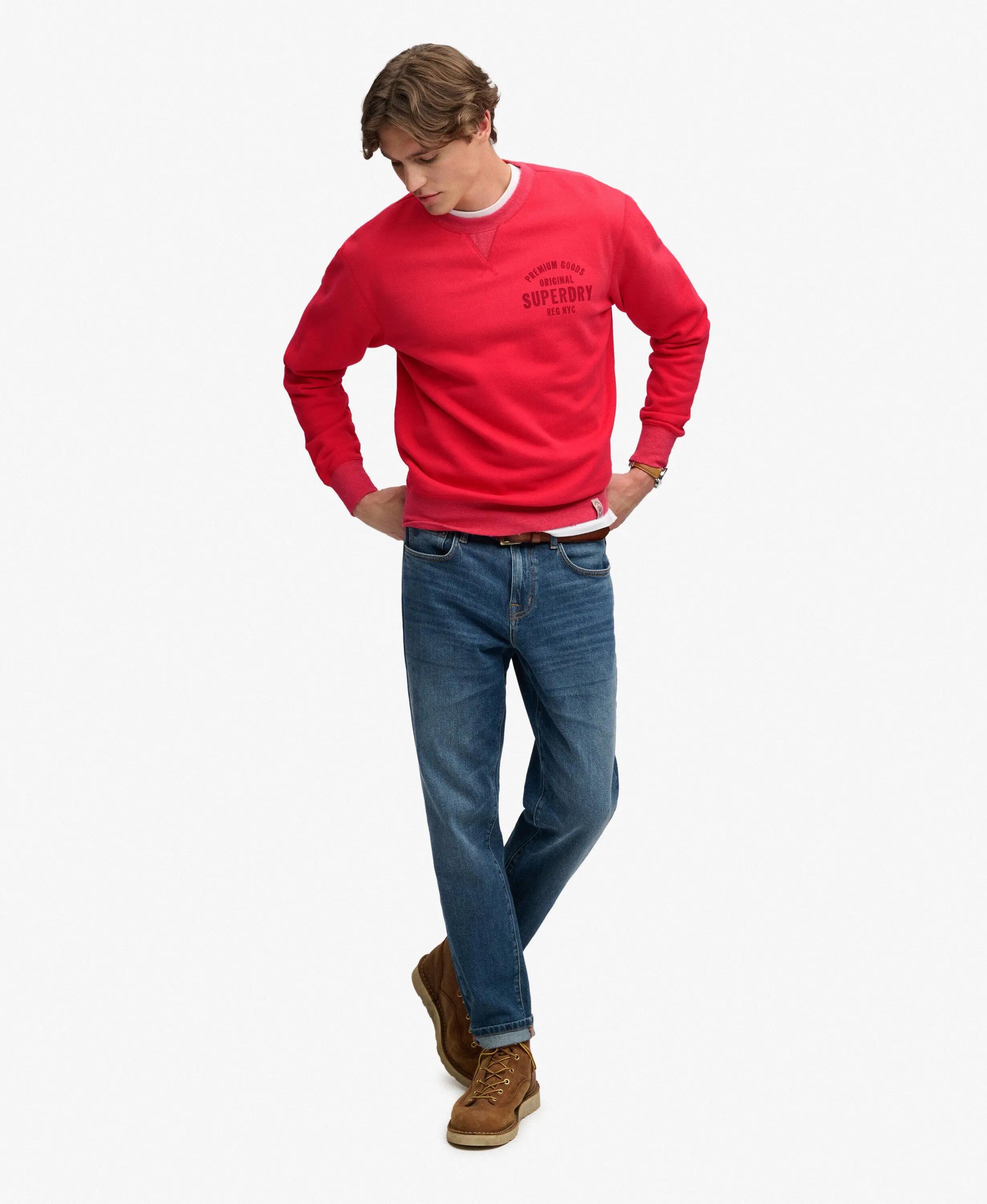 superdry Sweatshirt Block Text com decote redondo – corte loose 3/7