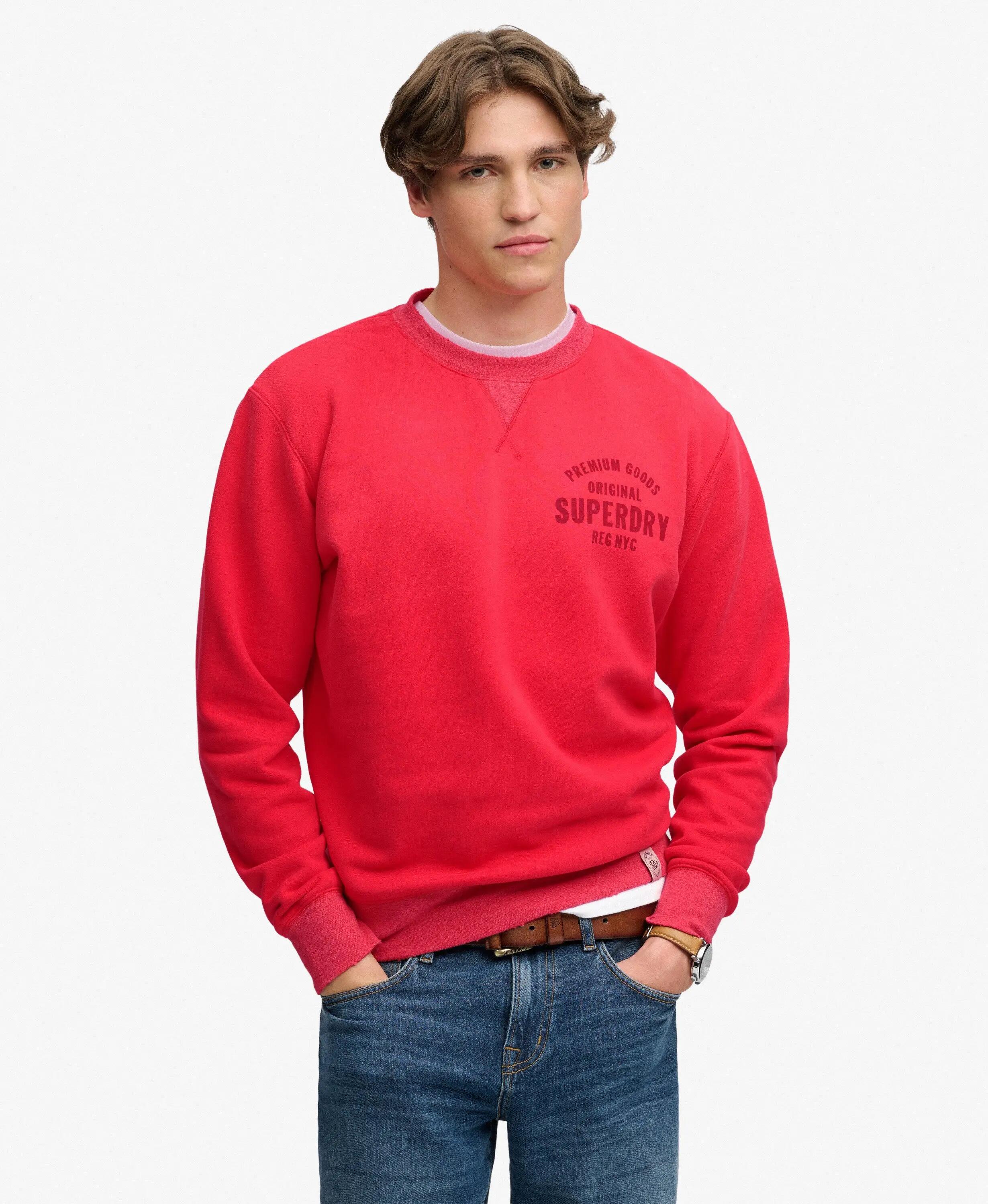 superdry Sweatshirt Block Text com decote redondo – corte loose 2/7