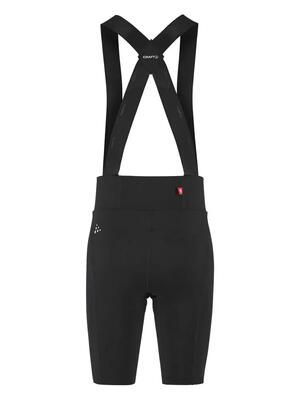 Craft endur bib shorts c2 m — zwarte bib shorts met geavanceerde bodycontrole